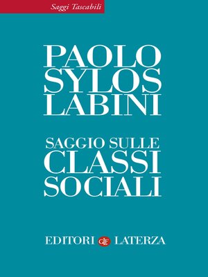 cover image of Saggio sulle classi sociali